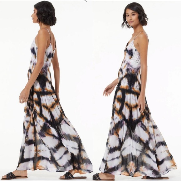 Young Fabulous & Broke Delphine Dress Lavender Kaleidoscope - M - Picture 3 of 9